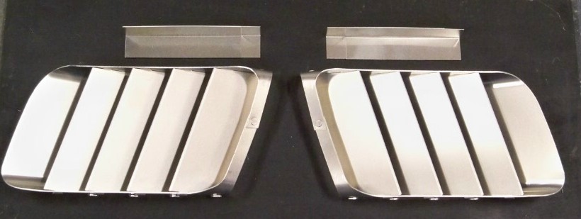 .Side Vent Louvers - aluminum (pair)